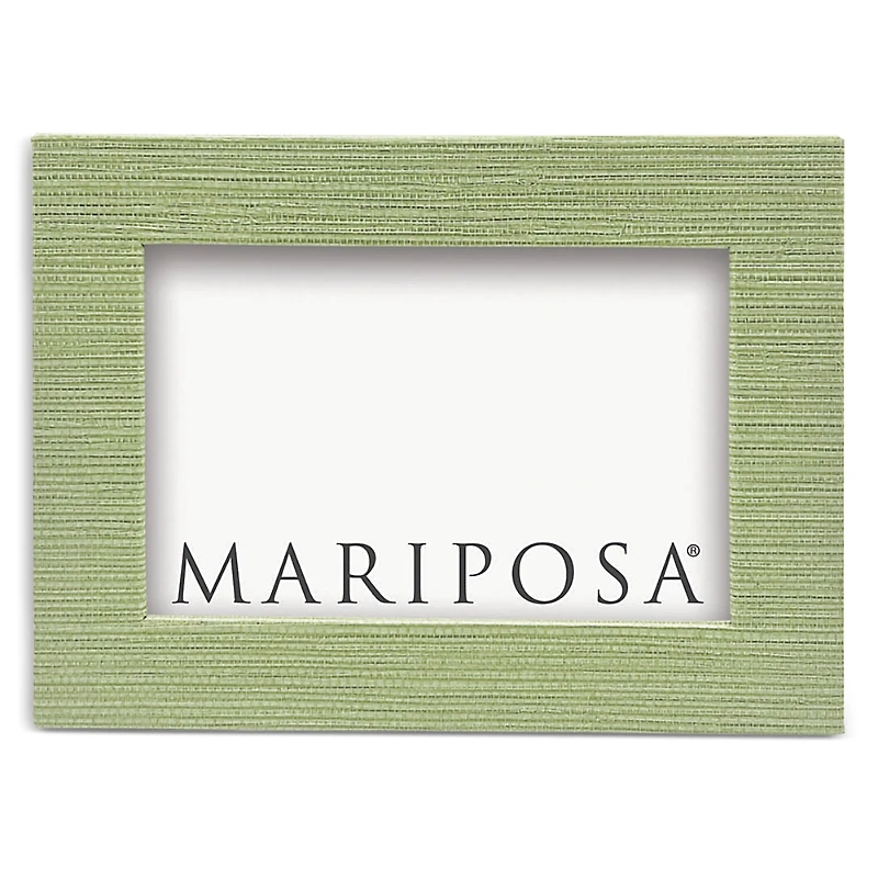Mariposa Palma Faux Grasscloth Frame, 4 x 6