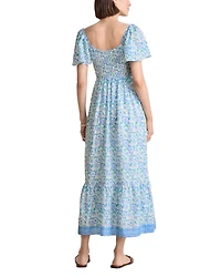 Ellen Flutter Sleeve Maxi Dress