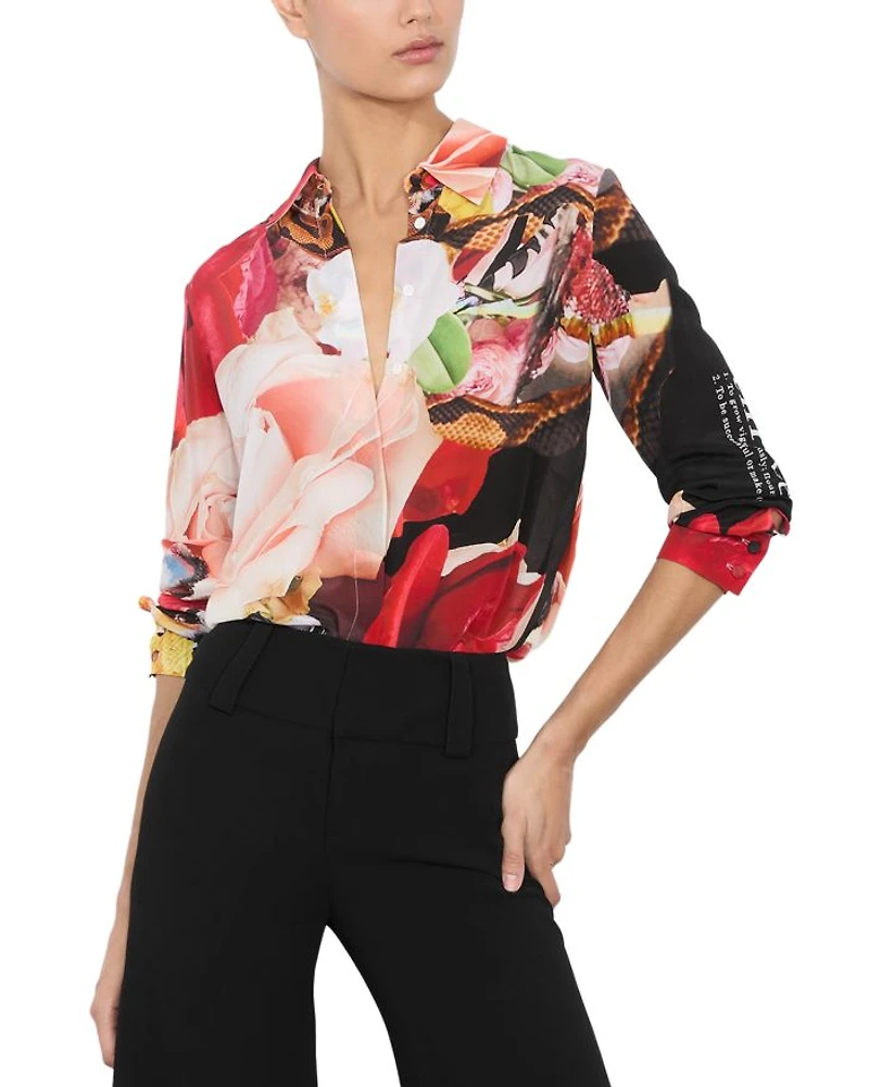 Willa Floral Silk Top