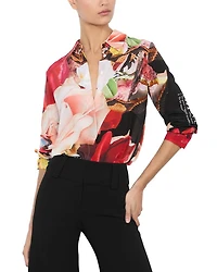 Willa Floral Silk Top