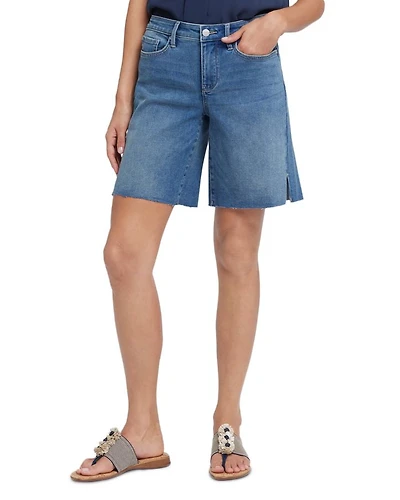 Relaxed A Line Denim Shorts