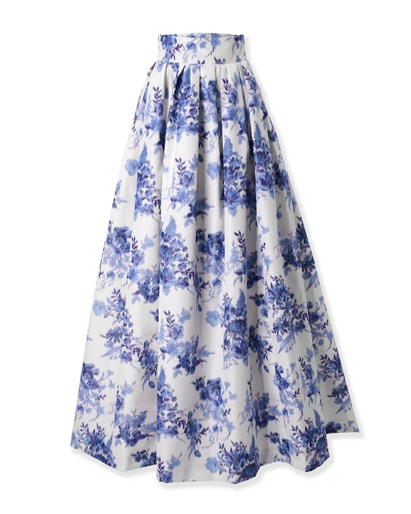 Floral Print Ball Skirt