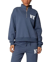 Edikted Ny Quarter Zip Sweatshirt