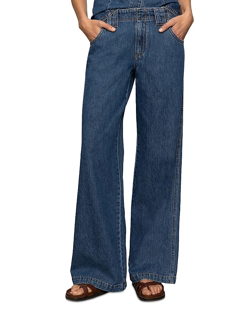 Sanctuary Arden Wide Leg Denim Pants
