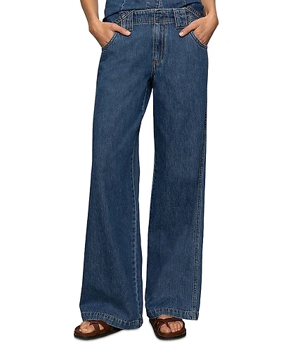 Sanctuary Arden Wide Leg Denim Pants