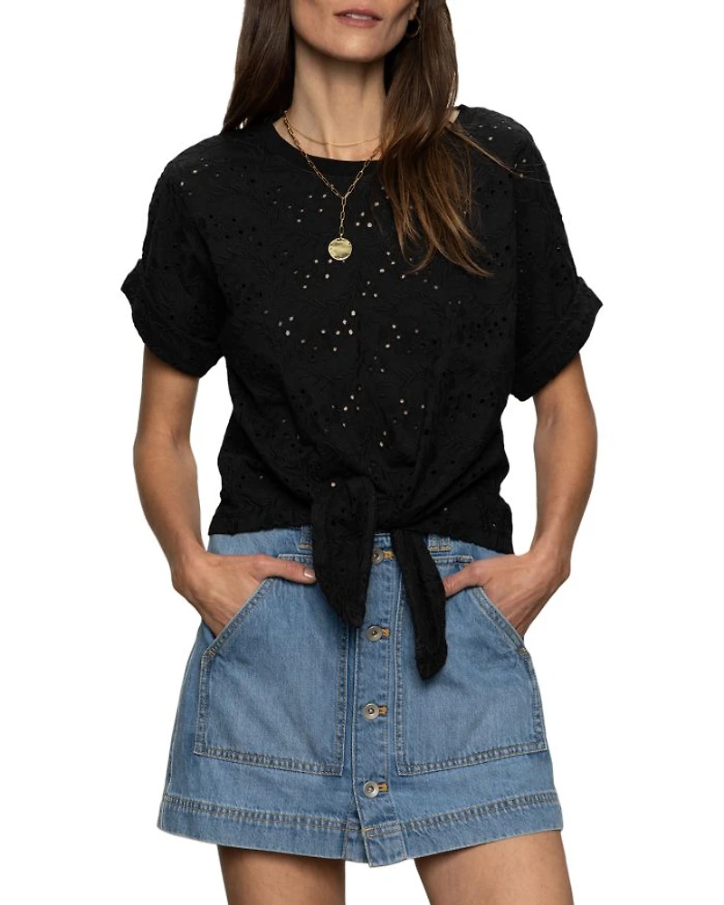 All Day Eyelet Tee