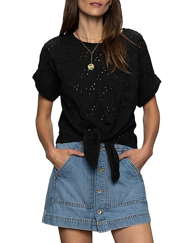 Sanctuary All Day Eyelet Tee