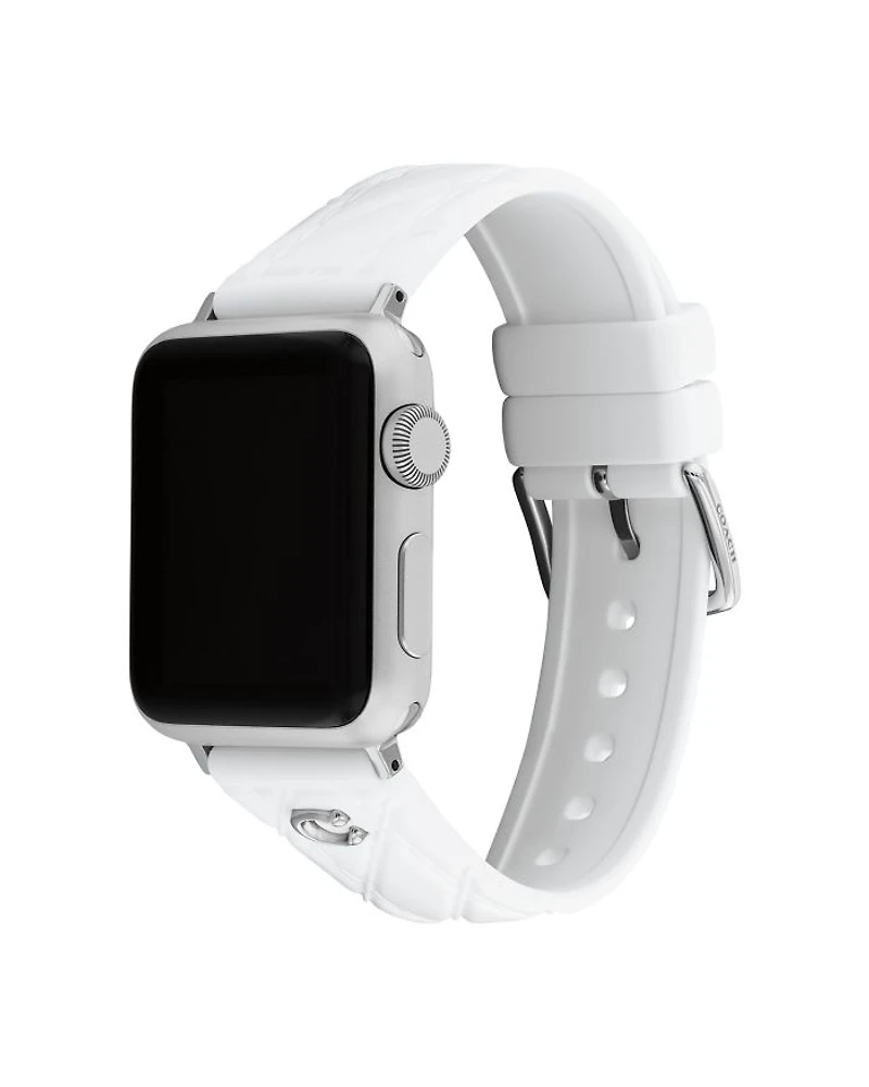 Apple Watch® White Silicone Strap, 38/40/41mm & 42mm