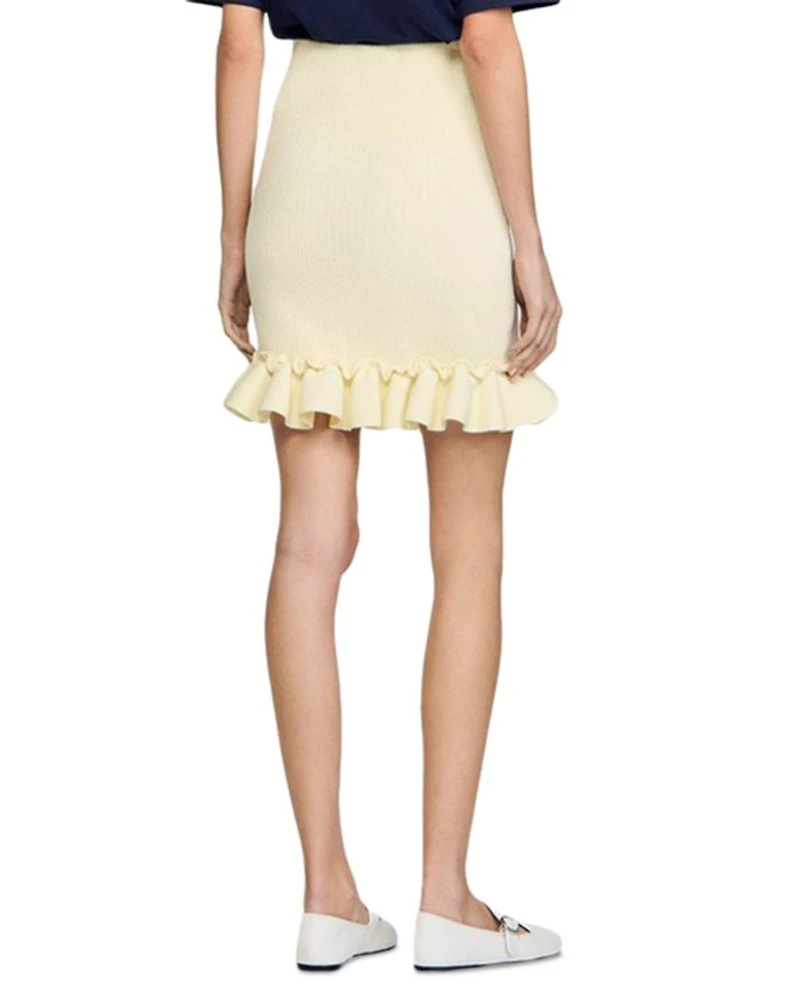 Knit Ruffle Skirt
