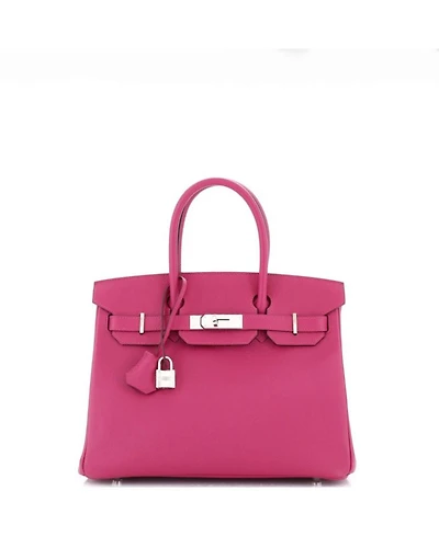 Birkin 30 Handbag Epsom with Palladium Hardware