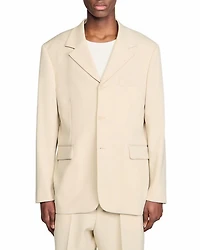 Oversized Wool Suit Jacket