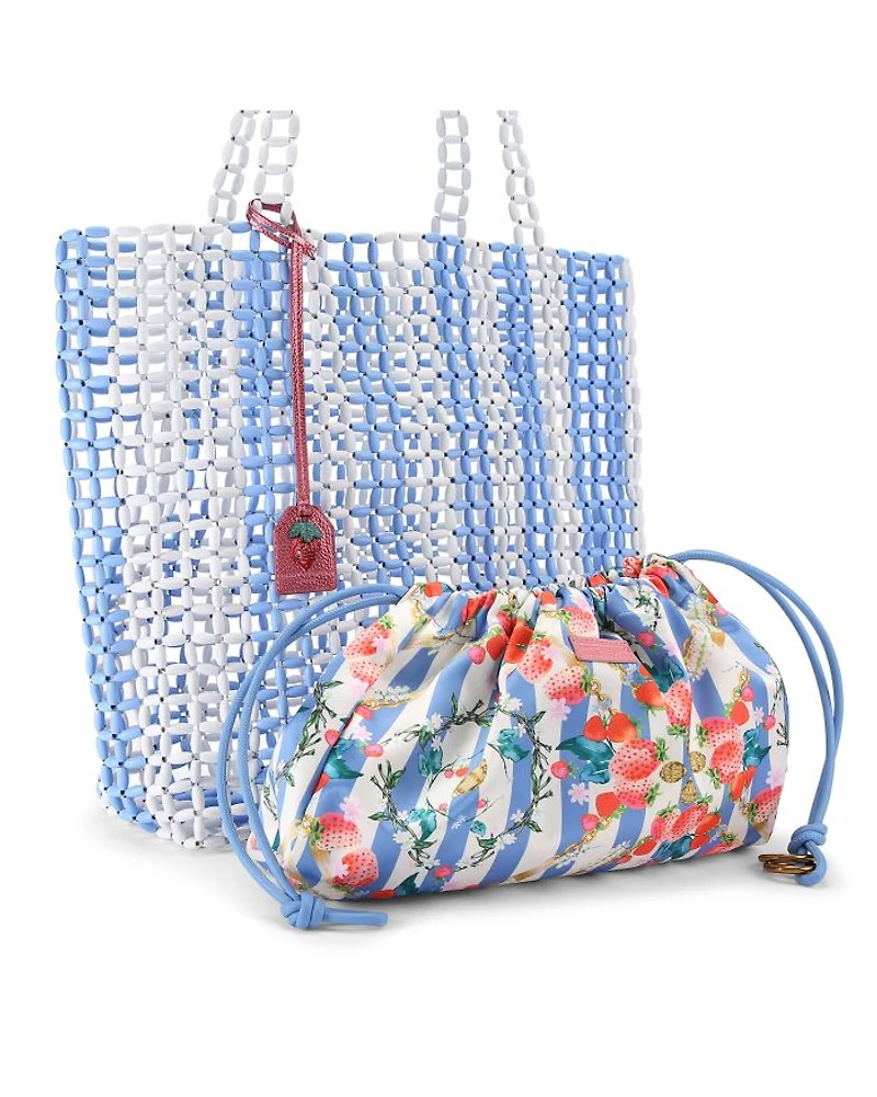 Beaded Kensington Shopper Tote