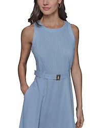 High/Low Belted Dress