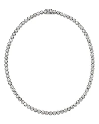 Bloomingdale's Fine Collection Certified Diamond Crown Set Tennis Necklace