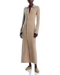 Showtime Cashmere Shirt Dress