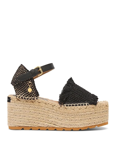 Stella McCartney Women's Gaia Platform Espadrille Wedge Sandals