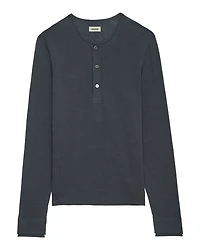 Signature Regular Fit Linen Henley