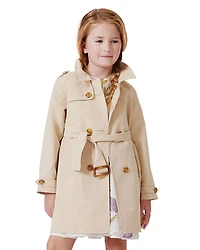Girls' Trudy Water Resistant Trench Coat - Little Kid, Big Kid