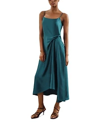 Petite Zoey Drape Slip Dress