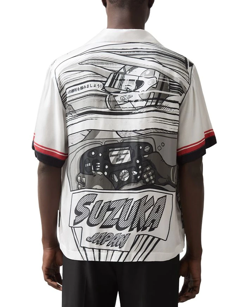 Comic Graphic Camp Shirt