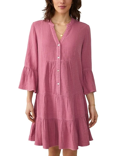 Kasey Organic Cotton Tiered Dress