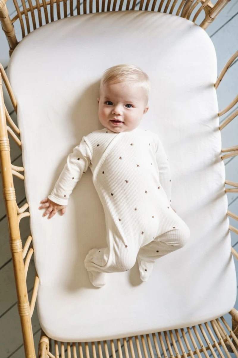 Unisex Cotton Ribbed Zipper Footie - Baby
