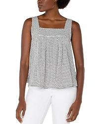 Sleeveless Square Neck Top