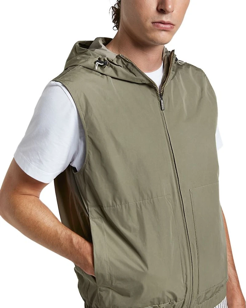 Hooded Double Slider Vest