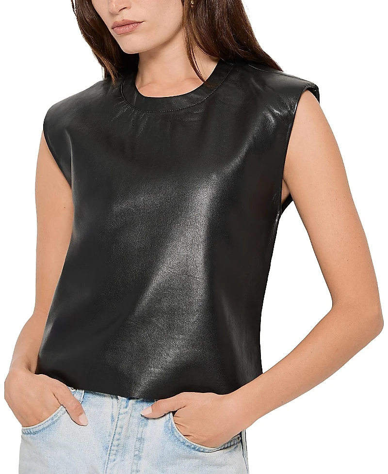 As by Df Blaze Recycled Leather Tee