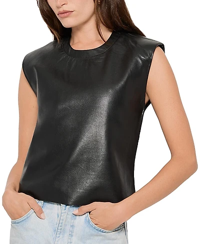 As by Df Blaze Recycled Leather Tee