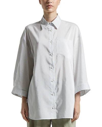 Peserico Drop Shoulder Blouse