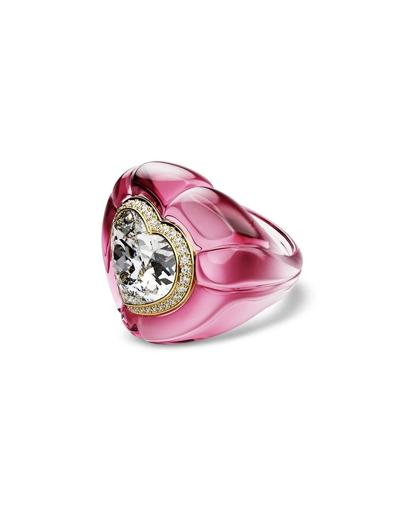 Dulcis Heart Crystal Cocktail Ring