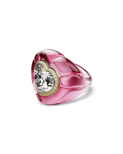 Dulcis Heart Crystal Cocktail Ring