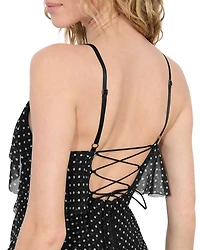 Laverne Lace Up Back Dress