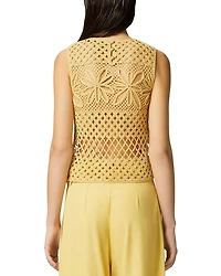 Gonzano Floral Crochet Top