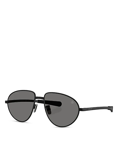 Moncler Vizla Aviator Sunglasses, 55mm