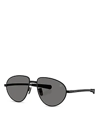 Moncler Vizla Aviator Sunglasses, 55mm