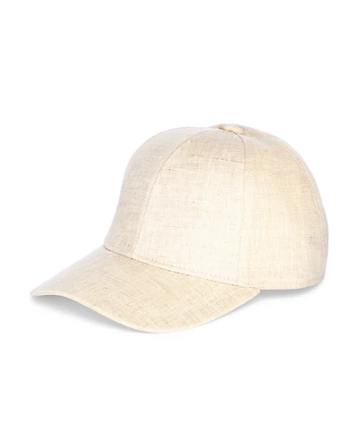 Vince Linen Baseball Cap
