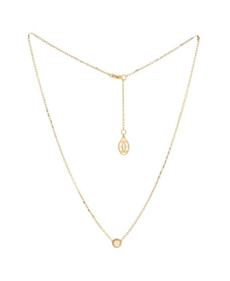 D'Amour Pendant Necklace 18K Gold with Diamond