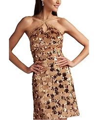 Gibbs Sequin Fringe Mini Dress