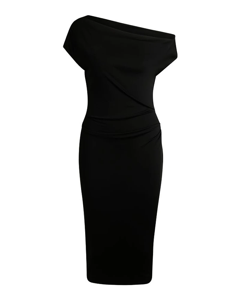 One Shoulder Shift Dress