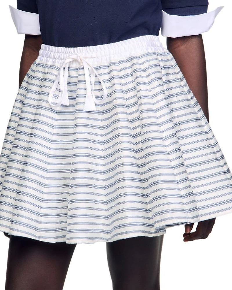 Spiral Print Skater Skirt - Exclusive