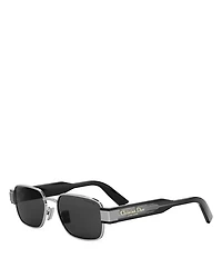 Christian Dior Label S2U Silver Rectangular Sunglasses, 54mm