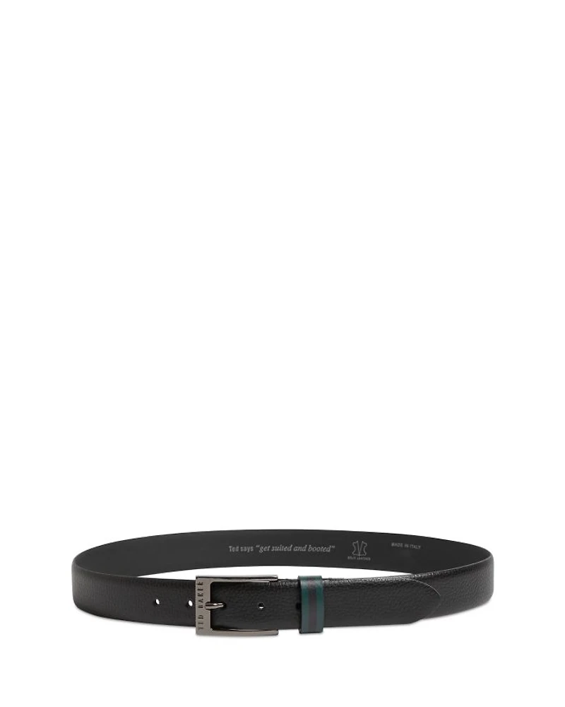 Men's Kendon Stripe Leather Belt