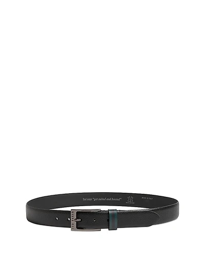 Ted Baker Men's Kendon Stripe Leather Belt