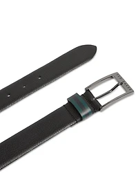 Men's Kendon Stripe Leather Belt