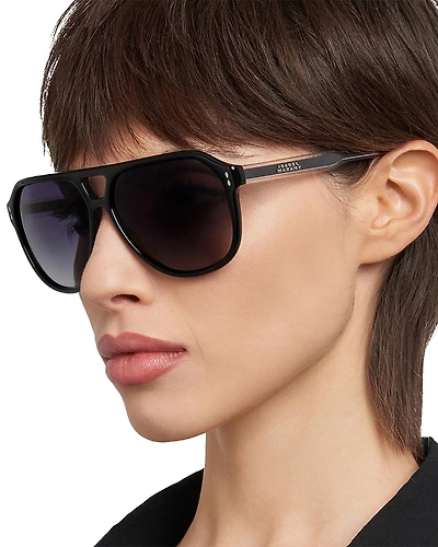 Isabel Marant Pilot Sunglasses, 60mm