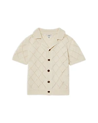 Reiss Boys' Filby Short Sleeve Cuban Shirt