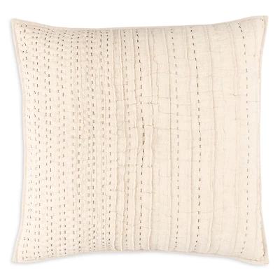 Annie Selke Bryant Natural Quilted Euro Sham
