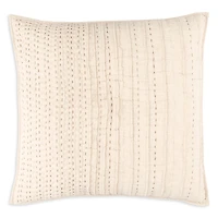 Annie Selke Bryant Natural Quilted Euro Sham